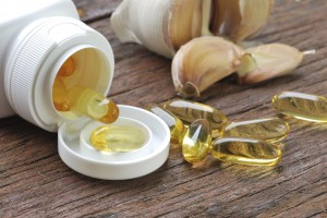 Garlic oil capsules/pills